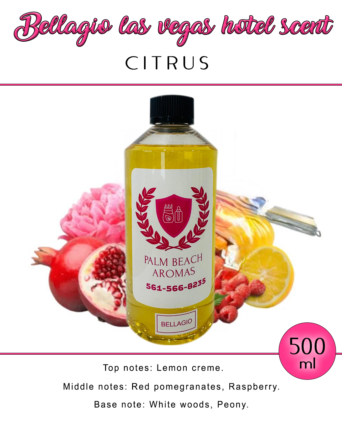 BELLAGIO LAS VEGAS HOTEL SCENT