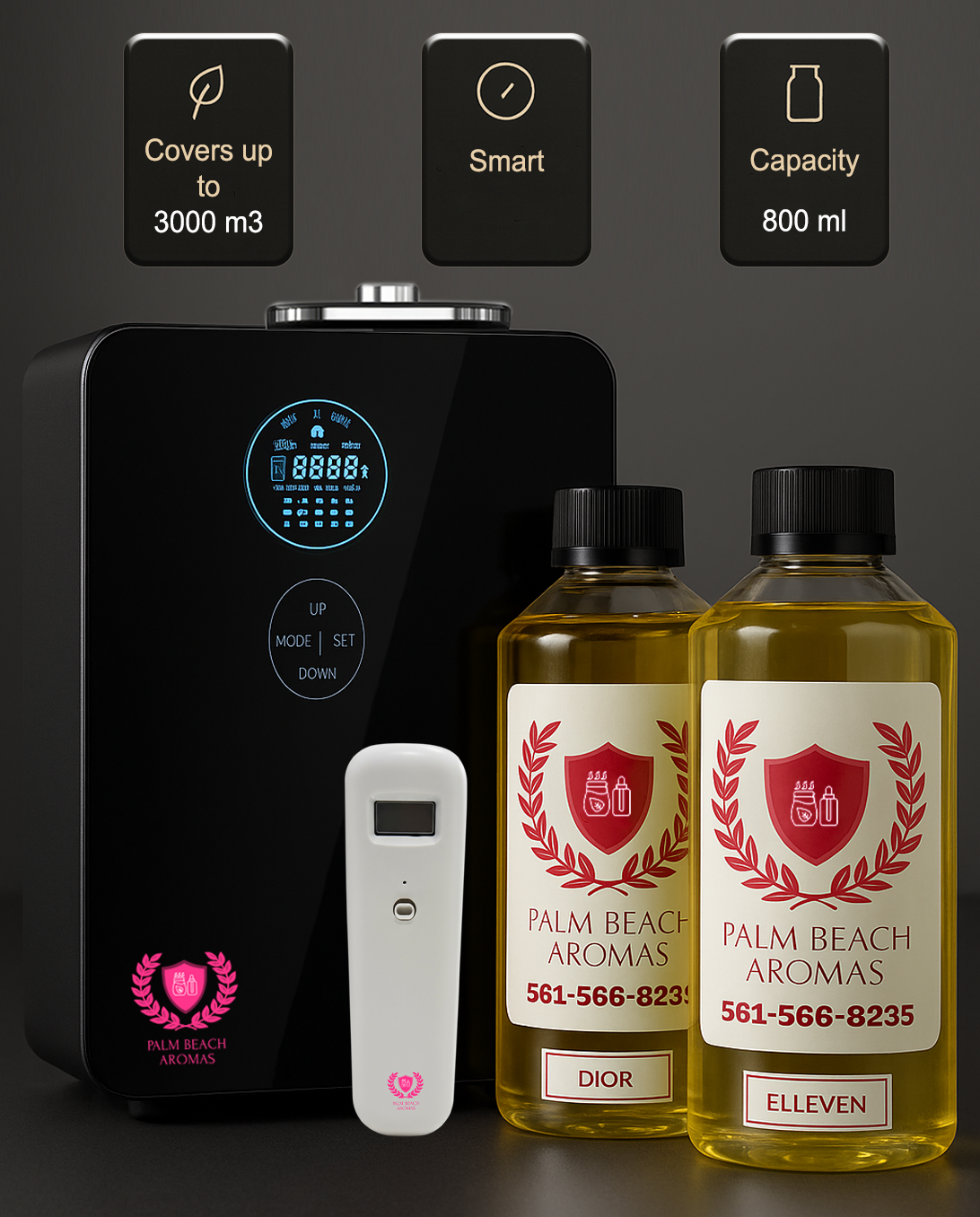 Smart Aroma Diffuser + 2 Aromas 500ml + 1 Plug-in