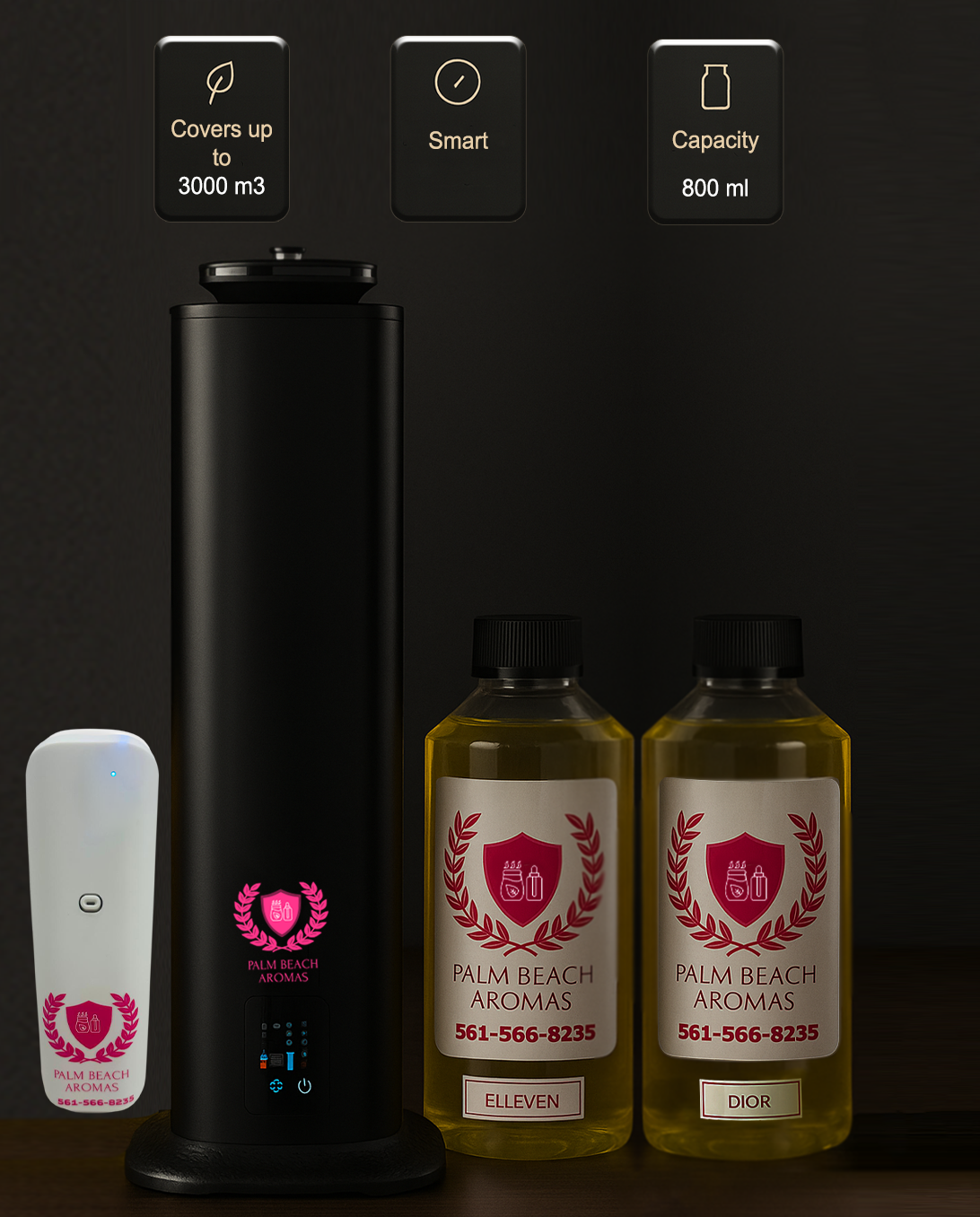 Smart Tower Diffuser + 2 Aromas 500ml + 1 Plug-in