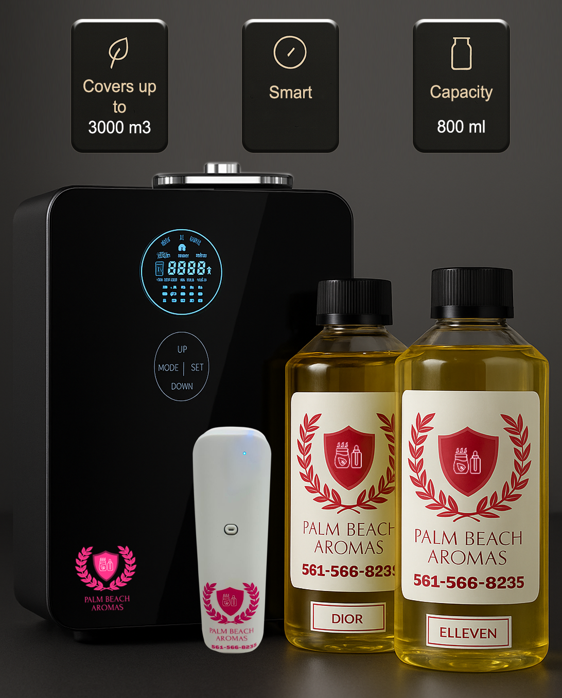 Smart Aroma Diffuser + 2 Aromas 500ml + 1 Plug-in