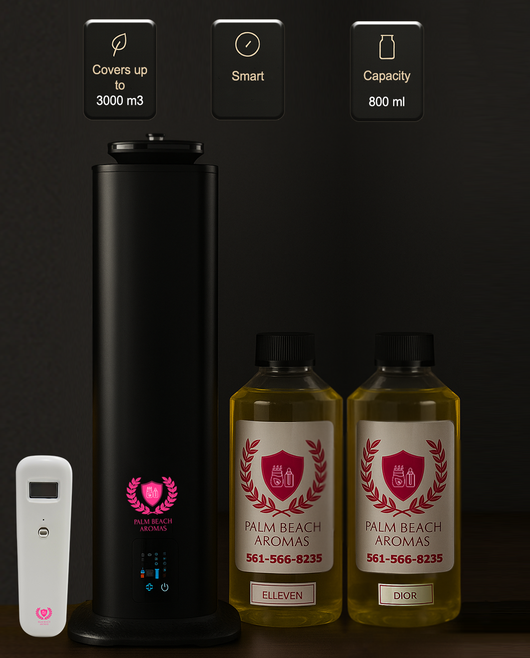 Smart Tower Diffuser + 2 Aromas 500ml + 1 Plug-in